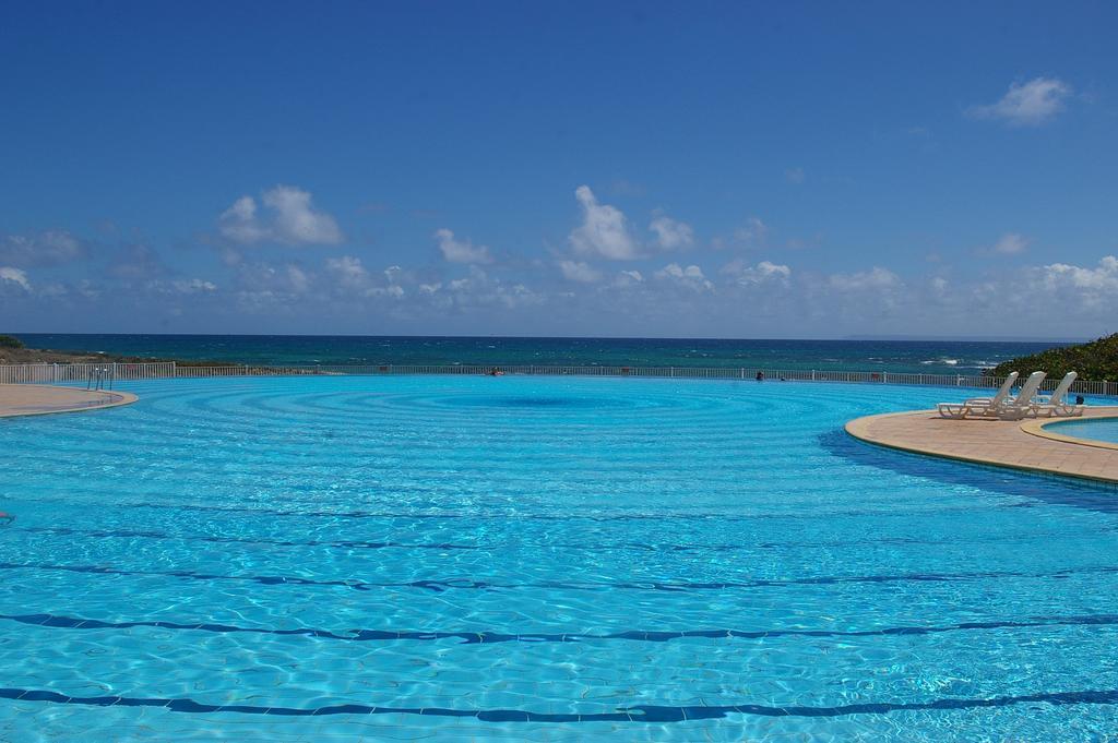 Lelagon Vue Mer, Pieds Dans L'Eau Saint-Francois  Exterior foto